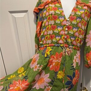 BRAND NEW EMILY LOVELOCK FLORAL DRESS WITH TAGS